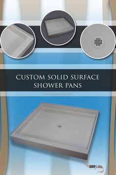 Custom Shower Pans: are built to any shape, size and custom drain location with the widest variety of options available. The Grifform® Custom Shower Pans can be built using many different approved Solid Surface materials and colors. Accommodating different wall treatments, entry locations and styles are a specialty of Grifform® and are always welcomed. Explore the different options, if you can imagine it we probably have or can build it. Inspired Living