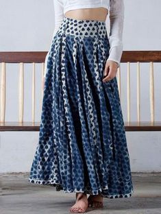 BuyOnline at Jaypore.com Skirt And Top Indian, Cotton Skirt Outfit, Stitching Styles, Long Skirt And Top, White Lehenga, Desi Outfits, Skirt And Top Dress, Girly Outfit