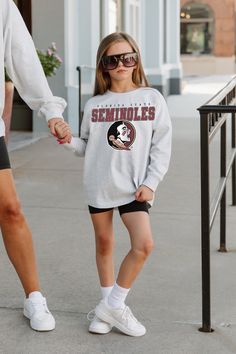 Designed for the ultimate fan, our Florida State Seminoles drop shoulder long sleeve tee combines a relaxed fit, heathered finish and luxurious French Terry knit. With a ribbed neckline and cuffs, you'll stay stylish and comfortable while showing your unwavering team support. Oklahoma State Cowboys, West Virginia Mountaineer, Indiana Hoosiers, Carolina Gamecocks, Big Goals, South Carolina Gamecocks, North Carolina Tar Heels, Arkansas Razorbacks, Florida State Seminoles