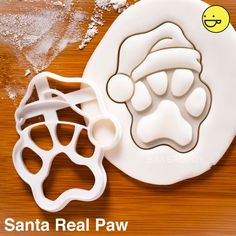 Xmas Snacks, Santa Paws, Cookie Molds, Holiday Cookies, Holiday Gathering, Dog Treats, Xmas Gifts, In 3d