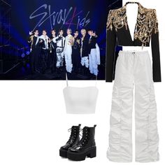 Straykids Performance Outfit, Outfits For Stray Kids Concert, Itzy Inspired Outfits, Stray Kids Dominate Concert Outfit, Stray Kids Stage Outfits, Stray Kids Concert Outfit Ideas, Stray Kids Outfits Concert Ate, Stray Kids Outfits Inspired