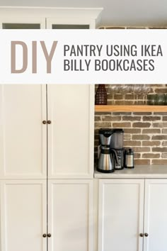 the pantry using ikea billy bookcases is an easy way to organize your kitchen