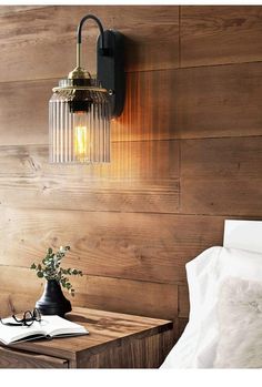 Charlotte Wall Lamp - Affluent Interior Wall Lights Wall Mounted Light Over Nightstand, Bed With Wall Lights, Bedside Light Fixtures, Black Wall Lights Bedroom, Black Bedroom Sconces, Moody Bedroom Sconces, Bedside Wall Mounted Lights, Bedroom Wall Mounted Lights, Wall Lights Next To Bed