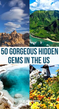 50 Best Hidden Gems in the US For Offbeat Travelers. From exotic coves to off-the-beaten reserve parks to gorgeous coastlines dotted with secluded beaches to beautiful lakes, small towns, and hiking trails, there are many secret vacation spots in the US you should check out to enjoy a holiday in the offbeat locations in the United States. Best Hiking Trips In The Us, Prettiest Vacation Spots, Best Hiking Spots In The Us, Must Travel Destinations In The Us, Backpacking Trips In Us, Clearest Lakes In The Us, Best Hiking Places In The Us, Amazing Places To Visit In The Us