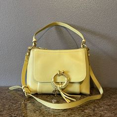 New With Tag. Beautiful Russet Green Color. Comes With Removable And Adjustable Shoulder Strap, Missing Dust Bag. From Pet And Smoke Free Home. Yellow Crossbody Satchel With Handle Drop, See By Chloe Bag, Chloe Bags, Chloe Bag, See By Chloe, Green Color, Green Colors, Chloe, Dust Bag