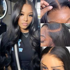 PRICES MAY VARY. ☛【13x4 Lace Front Wigs Human Hair Material:】100% unprocessed brazilian virgin body wave lace front wigs human hair,13x4 boby wave lace frontal wigs human hair pre plucked with baby hair, no shedding, no tangles. The Hair is soft, natural look, full and thick, health and comfort, smooth and bouncy, with natural luster and color. ☛【Human Hair Lace Front Wigs Functions:】 Body wave lace front wigs human hair 180% density, bleached and restyled according to your like, looks realistic Ponytail Bun, Hd Lace Frontal, Hair For Women, Human Hair Color, Glueless Wigs, Lace Front Wigs Human Hair, Wig Stand, Wig Human Hair, High Ponytail