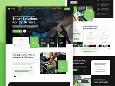 the website design for ev drivers