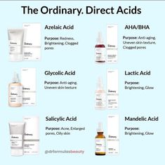 Skincare Acids, Skincare Science, The Ordinary Skincare Routine, Better Self, Read Caption, Skin Care Routine Order