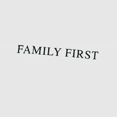 the word family first written in black on a white background