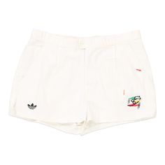 Description:Vintage Adidas white tennis shorts, fit a UK size 10 - mid rise with a 30" waist. Size conversion: US Size: 6EU Size: 38IT Size: 42 RISE TYPE: Mid RiseWAIST: 30 inches / 76cmsINSEAM: 2 inches / 5cmsRISE: 10 inches / 25cmsGENDER: womens CONDITION: good - mark on front and back, small tear next to pocket.STYLE: tennis shortsERA: 1990sCOLOUR: whiteFABRIC: cotton Adidas Shorts Women, Tennis Set, Adidas Tennis, Tennis Shorts, Shorts Fit, Adidas White, Adidas Shorts, Vintage Adidas, White Adidas