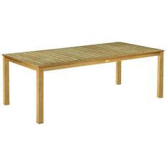 a wooden table sitting on top of a white background