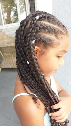 Loose Cornrows Braids, Biracial Protective Hairstyles, Braids For Biracial Kids, Mixed Braided Hairstyles, Braided Natural Hairstyles For Kids, Mixed Curly Hair Braid Styles Kids, Mixed Girl Braids Kids, Biracial Hair Styles For Girls Kids, Biracial Braids