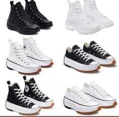 Converse Runstar Hike, Runstar Hike, Zapatillas All Star, Converse Collection, White Nike Shoes, Run Star Hike