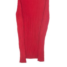 Item is in good used condition. >Size: M >Armpit To Armpit: 15" >Armpit To Cuff: 19" >Collar To Hem: 27" Red Ribbed Turtleneck Sweater, Fitted Ribbed Red Sweater, Fitted Red Ribbed Sweater, Red Ribbed Knit Sweater, Wholesale Shoes, Roll Neck, Beauty Bag, Cardigan Coat, Active Wear Tops