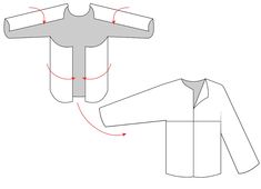 the front and back view of an unisex shirt, with measurements to fit it