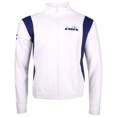 Full-zipped jacket made of polyester piquet, with contrasting inserts. This peculiar fabric adds a retro-inspired feel to the garment. Show these vibes off on the court! $59.99 Casual Athletic, The Court, White Casual, White Shop, Retro Inspired, Vest Jacket, Tennis, Jackets For Women, Womens Sizes