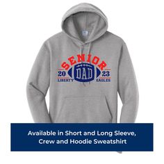 Liberty Eagles Senior Football Dad Spirit Wear High School Spirit Wear, High School Spirit, Lacrosse Boys, High School Cheer, Liberty High School, Senior Football, Cheer Athletics, School Spirit Wear, Lacrosse Girls