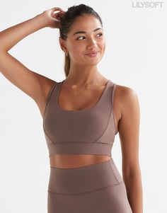 Functional Activewear With Built-in Padding, Recycled Polyester Sports Bra With Built-in Padding For Training, Supportive Fitted Sports Bra With Built-in Padding, Casual Activewear With Built-in Padding And Supportive Fit, Recycled Polyester Activewear With Built-in Padding For Gym, Athleisure Sports Bra With Built-in Padding And Medium Support, Compressive Sports Bra With Built-in Padding, Compression Sportswear With Built-in Padding, Compressive Yoga Activewear With Built-in Padding