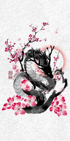 Istoria Artei, Japanese Tattoo Art, Cool Wallpapers Art, Tattoo Design Drawings, Pretty Wallpapers Backgrounds, A Dragon