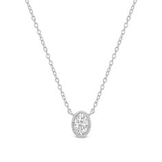 This solitaire pendant has the perfect mix of style and simplicity. The high-quality diamond in oval shape is secured by four prongs. It gently drops from a white gold bail with a knife-edge detail. Solitaire Necklace, Diamond Solitaire Necklace, Solitaire Necklaces, Gold Piece, Solitaire Pendant, Diamond Set, Elegant Accessories, Oval Diamond, Lab Created Diamonds