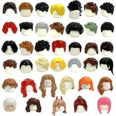 0.99US $ 1% OFF|KT Block Min Building Blocks Boy's Hair Girl's Hair Curly Hair Accessories MOC Figures Hair  Children's Toys| |   - AliExpress Curly Hair Accessories, Lego Figures, Hair Curly, Children's Toys, Boy Hairstyles, Building Blocks, Girl Hairstyles, Curly Hair