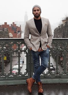 European Mens Fashion, Gentleman Mode, Menswear Summer, Summer Menswear, Gentlemens Guide, European Street Style, Hipster Beard, Beanie Outfit, European Men