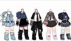 Outfits Ideas For Gacha Club, Gacha Glitch Outfits, Đồ Gacha Club Girl, Cute Outfit Ideas Gacha Club, Cute Outfit Gacha Club, Character Outfits Gacha Club, Gacha Club Design Ideas, Clothes Idea Gacha Club, Gatcha Character Outfits