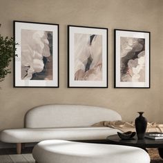 Plum Naturistic Abstract Wall Art Prints - Set Of 3 Gallery Wall Art Prints, Japandi Interior, Yellow Wall Art, Grey Wall Art, Japanese Wall Art, Gold Wall Art, Brown Wall Art, Green Wall Art, Blue Wall Art