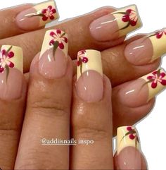 Acrylic Tips, Unique Acrylic Nails, Pretty Acrylic Nails, Best Acrylic Nails, Nail File, Nail Tips, Stylish Nails, Spring Nails, Nails Inspiration