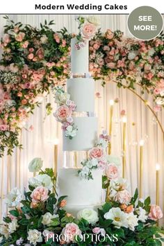 Make your wedding stand out with these gorgeous cakes. Get inspired by wedding cake ideas and unique wedding cake designs that perfectly fit unique weddings. Visit Prop Options for more wedding cake design ideas. Wedding Wows, Cool Cake Designs, Wedding Cake Ideas, Classic Wedding Cake