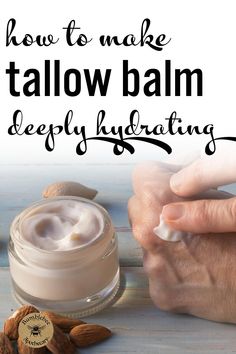 Beef Tallow Hair Conditioner Recipe, Tallow Beard Balm, Tallow And Honey Balm Recipe, Birthday Cake Frosting, Spa Treats, Tallow Moisturizer