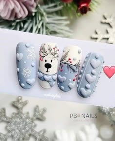 Spring Nail Ideas, Snow Bear, Boho Nails, Nails Art Designs, Cute Short Nails, Wow Nails