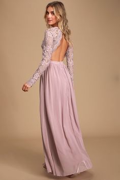 Dresses for Women | Best Women's Dresses Online Dusty Purple Dress, Lace Bodice Top, Long Sleeve Lace Maxi Dress, Awaken My Love, Lavender Bridesmaid Dresses, Burgundy Maxi Dress, Dusty Lavender, White Lace Maxi, Bridesmaid Dresses With Sleeves