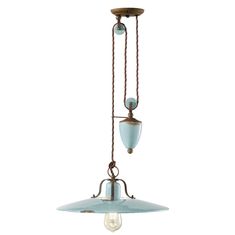 an old fashioned light fixture with two hanging lights