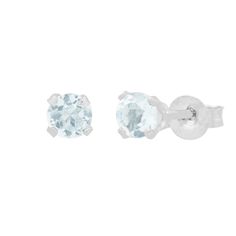 Beautiful aquamarine steals the show in this delicate pair of earrings. Set in elegant white gold, this simple pair of earrings adds just the right pop of color to any outfit. -Two aquamarine stones are set in 14kt white gold for a lifetime of wear- Earrings measure 3mm- Enjoy complimentary cleaning and inspection at any Day's location for the life of these aquamarine earringsLearn more about aquamarine Day`s Jewelers is committed to sourcing socially, ethically, and environmentally responsible Aquamarine Studs, Aquamarine Earrings, Aquamarine Stone, Original Card, Earrings Set, Jewelry Care, Rhodium Plated, Aquamarine, Post Earrings