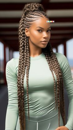 Braids With Shaved Sides, Afrikaanse Mode, Quick Braided Hairstyles, Protective Hairstyles Braids, Beautiful Braids