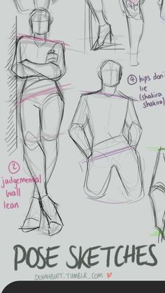 an image of how to draw the human figure in 3 easy steps step by step