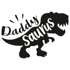 a black and white silhouette of a typosaurus with the words mama saus