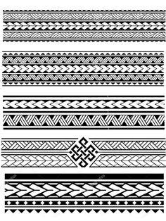 လက္ပတ္ Tattoo, Maori Tattoo Designs Men, Aztec Band Tattoo Design, Maori Tattoo Band, Maori Tattoo Stencil, Polynesian Forearm Tattoo Stencil