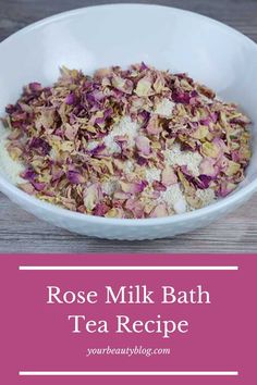 Rose Milk Bath, Orchard Ideas, Milk Bath Recipe, Diy Natural Beauty Recipes, Homemade Lip Balm Recipe, Milk Oatmeal, Provident Living