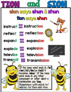 a poster with the words ton and ston on it, including an image of two bees