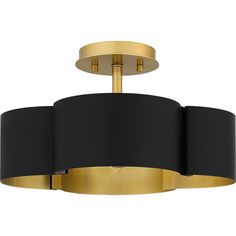 a black and gold chandelier hanging from the ceiling