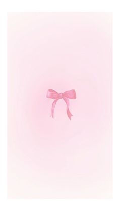 a pink bow on a light pink background