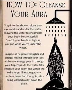 Cleanse Your Aura, Feminine Spirituality, Yoga Mantras, Bad Thoughts, Witchcraft Spell Books