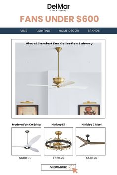 Upgrade Your Home with Fans Under $600 Upgrade Your Home, Ceiling Fan, Ceiling, Heat