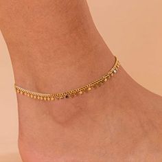 New In Box. 14k Gold Plated. American Made. Easy To Wear: The 14k Gold Plated Anklet Is Very Easy To Wear! Elegant And Timeless With A Simple And Secure Clasp To Open And Close. Valuable Quality: Quality And Creativity. We Are Your Choice Because Of Our 14k Yellow Gold Plated Creations And Our Special Procedure For A Long Lifetime Lasting. Elegant Gold Dangle Anklets, Gold Dangle Anklets As Gift, Gold Dangle Anklets For Gift, 14k Gold Anklets As Gift, Gold Tarnish Resistant Anklets For Gifts, Dainty 14k Gold Anklets, Elegant Anklet, Anklets For Women, Animal Slippers