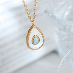 Style: Female Material: Titanium Steel, White Sea Shell / Mother of Pearl ，Opal Pearl Type: Cultured Pearl Color: White Necklace Length: 40+5cm Gold Opal Teardrop Pendant Necklace, Gold Teardrop Opal Necklace, Dainty Teardrop Opal Necklace, Gold Opal Teardrop Necklace, Value Of Education, Droplet Necklace, Mother Of Four, Mother Of Pearl Inlay, Opal Pendant Necklace