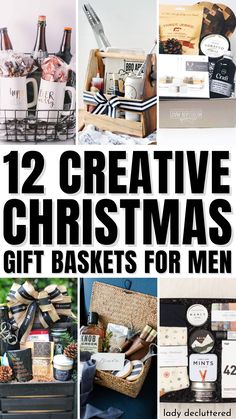 12 Creative Christmas Gift Baskets for Men Christmas Gift Basket For Husband, Brrr Basket Ideas Christmas, Men’s Christmas Gift Basket, Baskets For Men Ideas, Men’s Raffle Basket, Christmas Gift Box Ideas Men, Christmas Theme Gift Baskets, Kitchen Theme Gift Basket Ideas, Cool Gift Basket Ideas