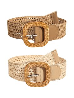 PRICES MAY VARY. Made of straw, each elastic braided waist belt is soft to touch and light in weight Square Pin Buckle, Hollow Out, Rattan Waist Belt, No Hole Design Straw woven waist belt are chic accessories for both casual and formal clothes, such as dresses, long shirts, coats, jeans and more These classic braided belts is a great gift for yourself, friends, moms, sisters or colleagues Please refer to size guide carefully before purchasing at below description(Tips:The Product Measurement is Trendy Summer Belts, Retro Kunst, Waist Belts, Branded Belts, Braided Belt, Casual Belt, Woven Belt, Styl Boho, Chic Accessories