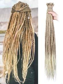 36 Inch Dreadlock Extensions Thin 0.6cm Single Ended Synthetic Dreads Extensions Hippie Style Fake Dreads 10 Strands SE Crochet Dreadlocks Extensions For Girls | SHEIN USA